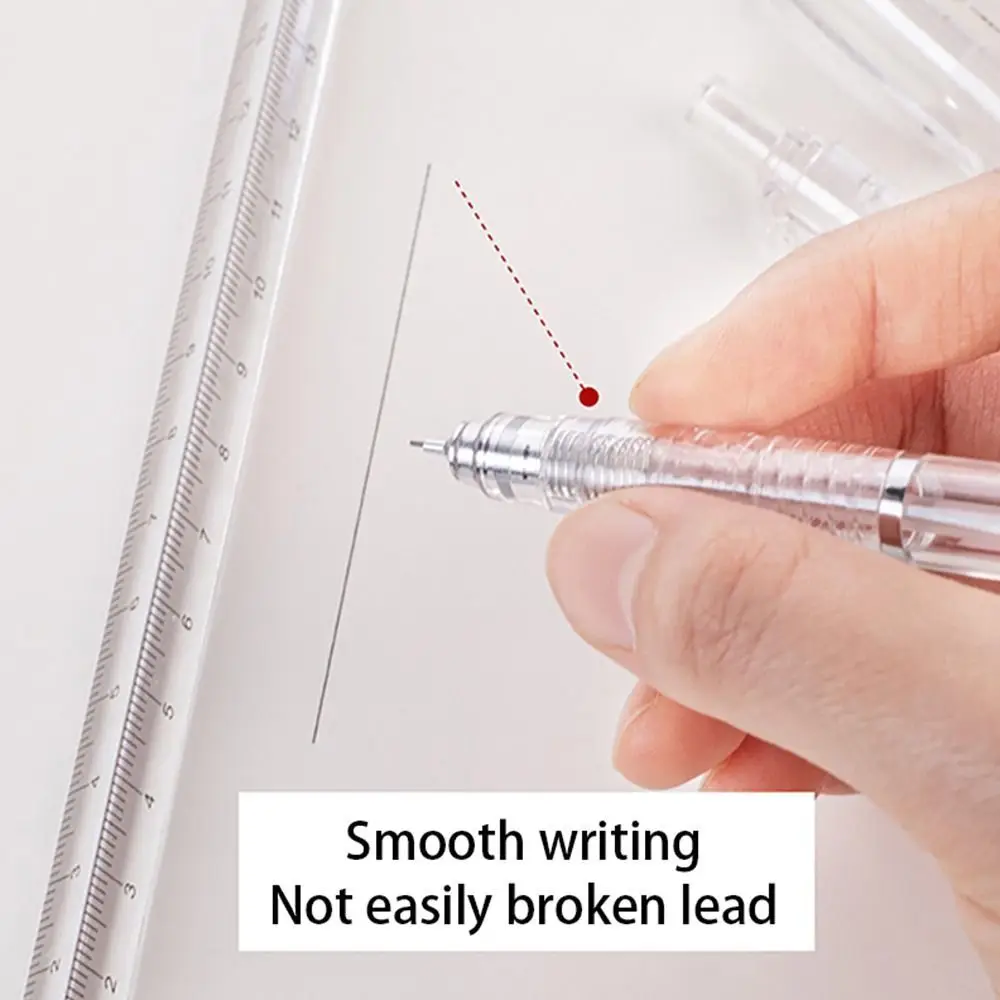 قلم رصاص ميكانيكي تلقائي شفاف ، قلم رصاص خاص للرسم البلاستيكي ، كتابة مدرسة المكتب ، لوازم فنية ، قرطاسية ، 0.5 مللي متر ، 0.7 مللي متر #3