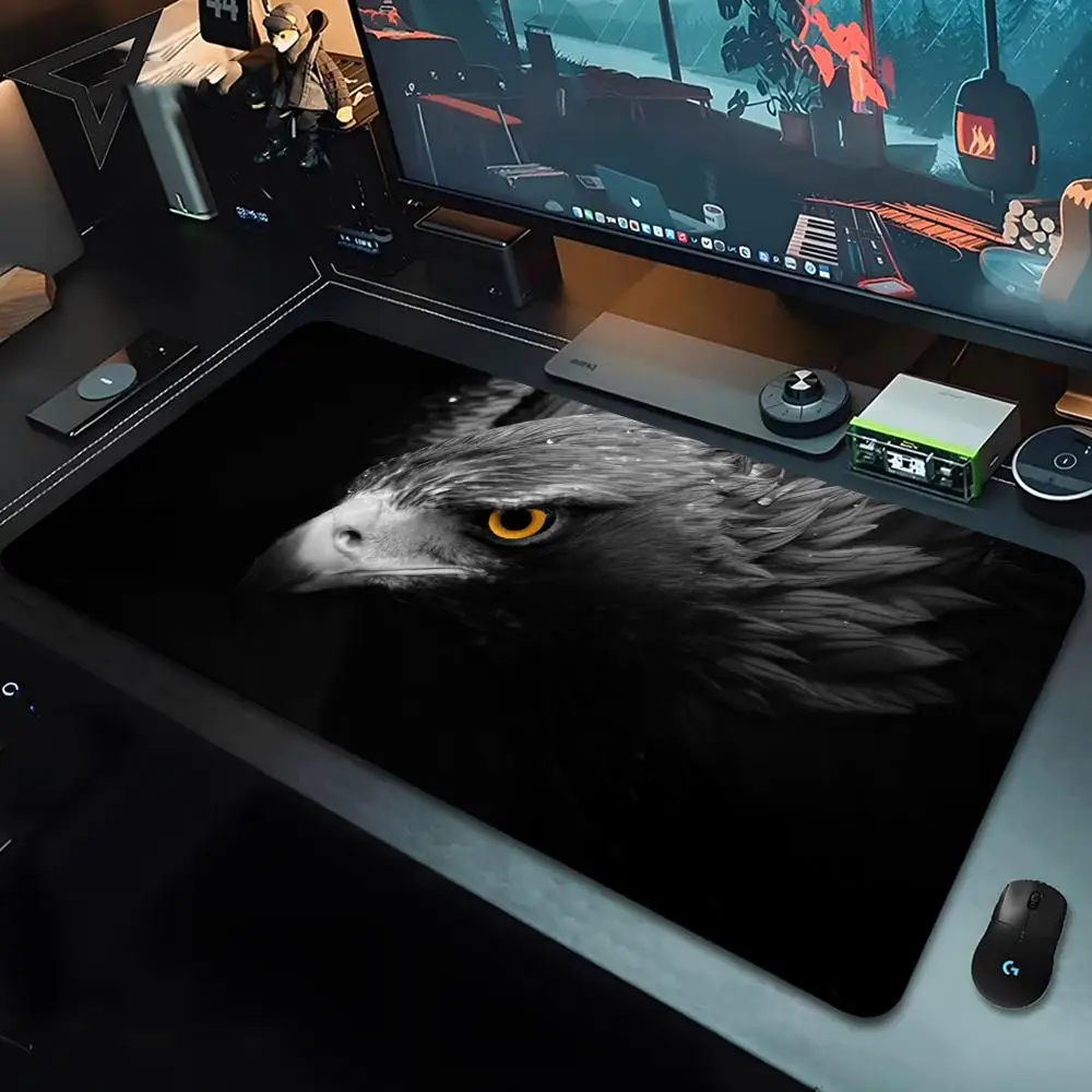 Animals Eagle Mouse Pad Super Value 80x40cm XL Lockedge Office Computer Desk Mat Table Keyboard Big Mouse Pad