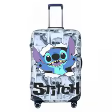 Cartoon Stitch disney Travel Luggage Cover Durable Suitcase Protector Washable Baggage Covers Fits