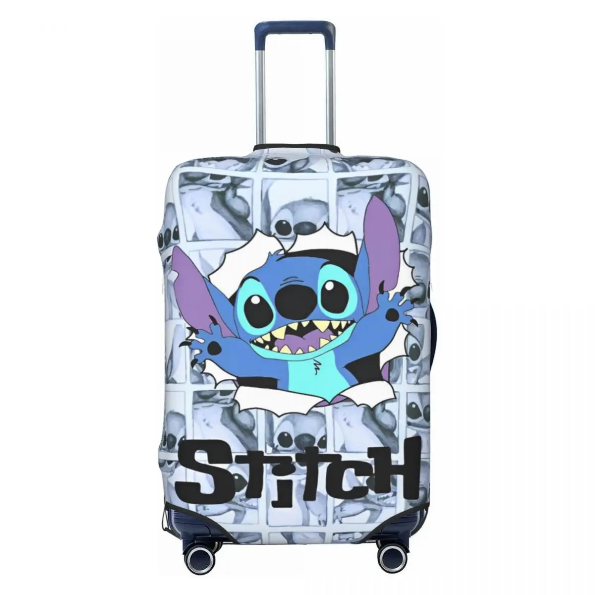 Stitch Luggage Cover Fits 18-32 Inch Suitcases Elastic Suitcase Cover Protector Travel Accessories