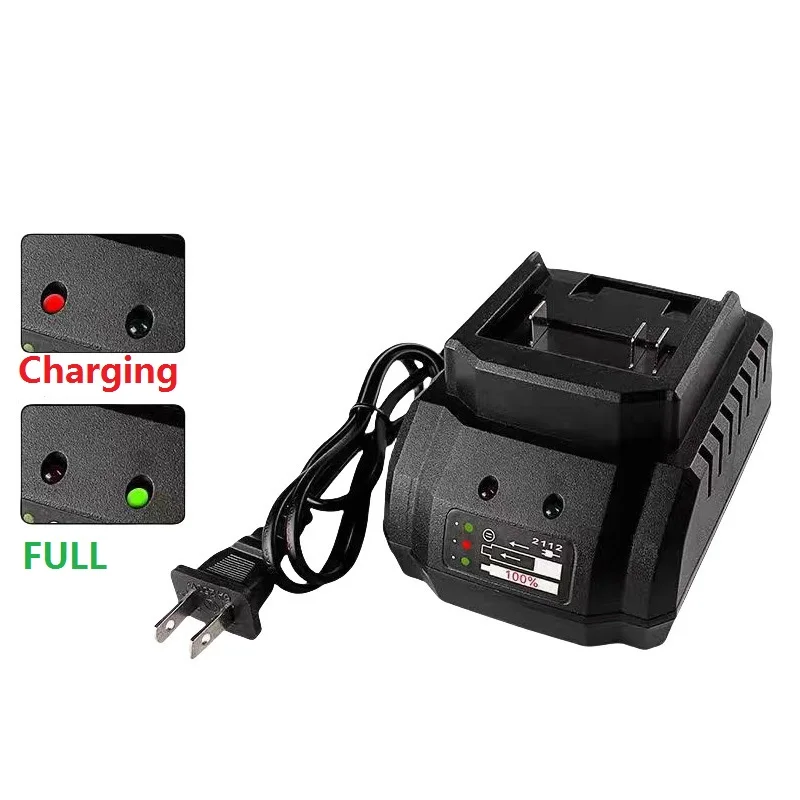 12.6 فولت 21 فولت شاحن بطارية ليثيوم 2A ل 18 فولت ماكيتا الحفر الكهربائية آلة تلميع جزازة العشب ذكي قابس مهايئ الطاقة #3