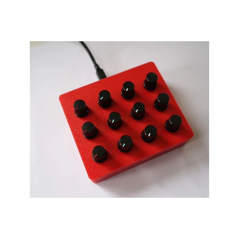 12 Promise knob custom MIDI controller 12 keys