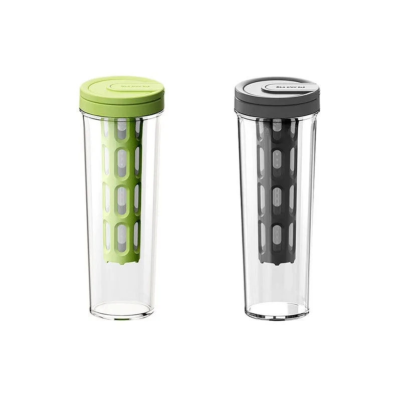 Cold Brew Coffee Pitcher with Infuser, 1.5L Large Capacity Fruit Infusion Water Jug for Fridge