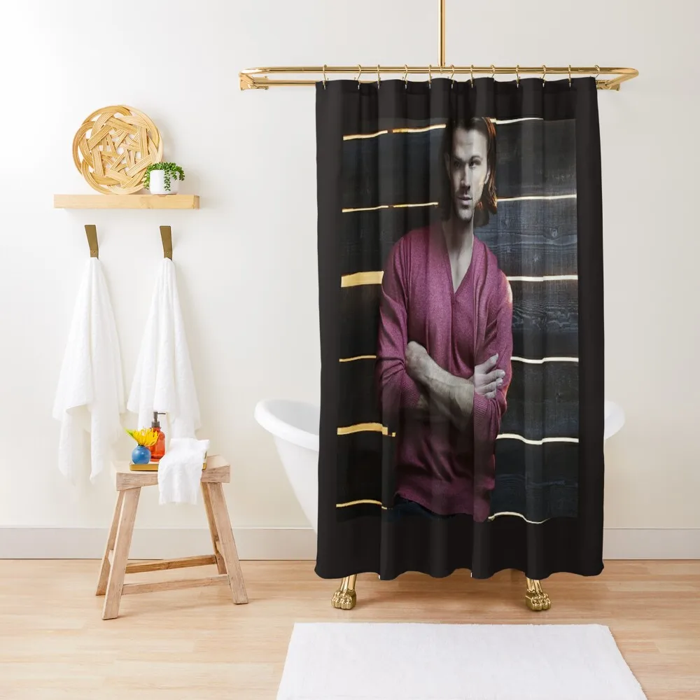 

Jared Padalecki 01 Shower Curtain Waterproof Fabric Bathroom Bathroom Showers For Bathroom Shower Curtain