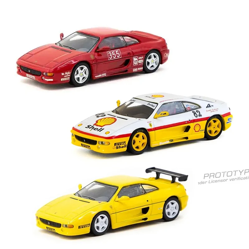

TW 1:64 Ferrari F355 Challenge 1999 Presentation Diecast Car Model Collection Miniature Toy Tarmac Works