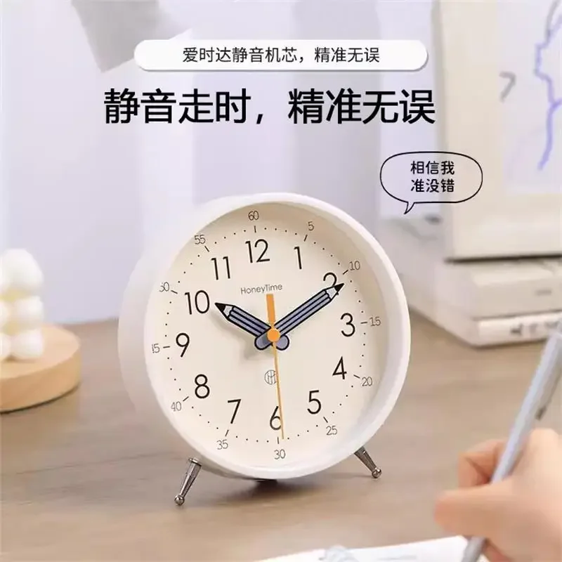 Simple Desktop Clock Mute Creative Living Room Placed Desk Clock Decorative Ornaments Table Clock Watch Home Decoration