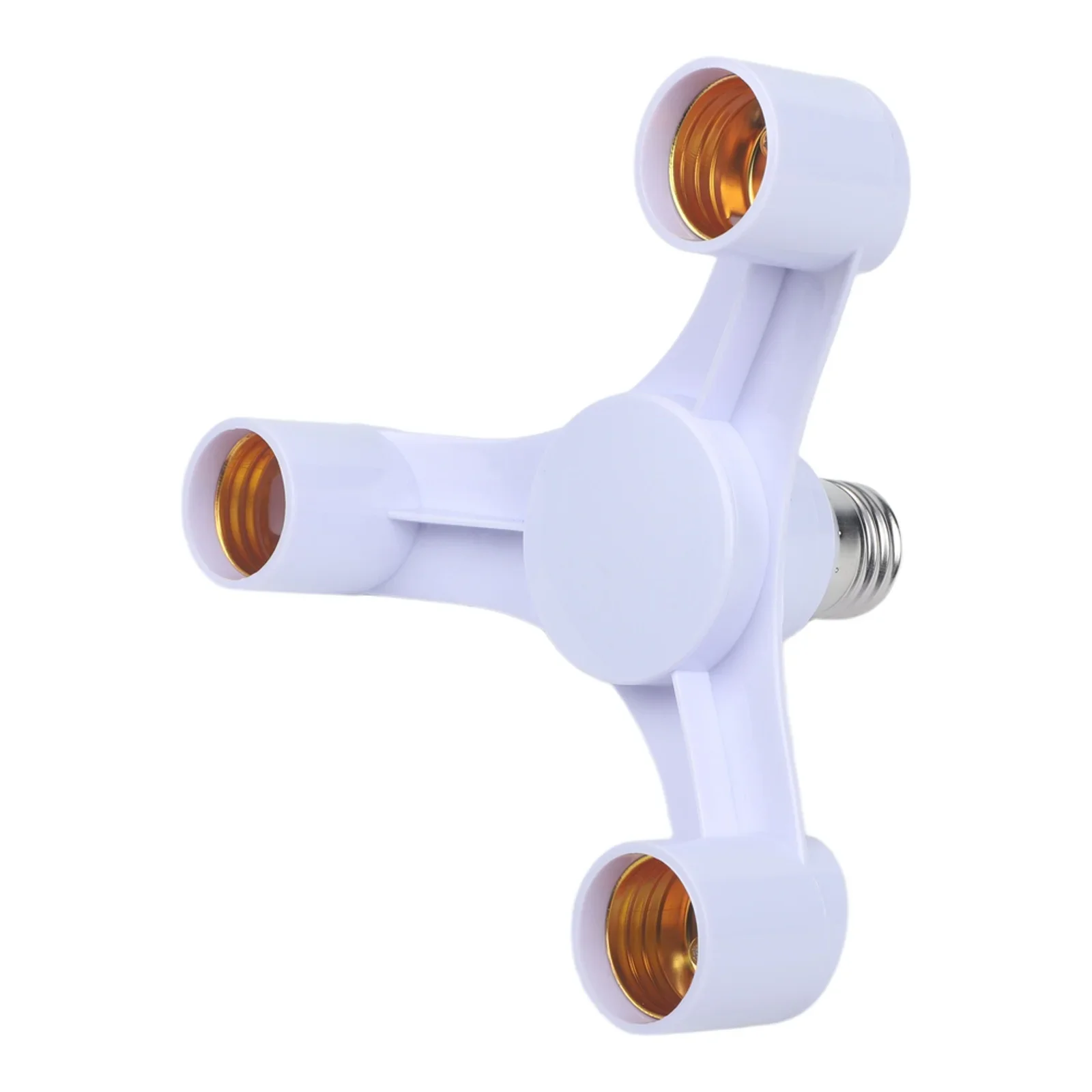 E27 To 3-E27 Lamp Holder Splitter Adapter 220V 3A White PBT Socket Converter For LED Bulb Lighting Home Garage Workshop