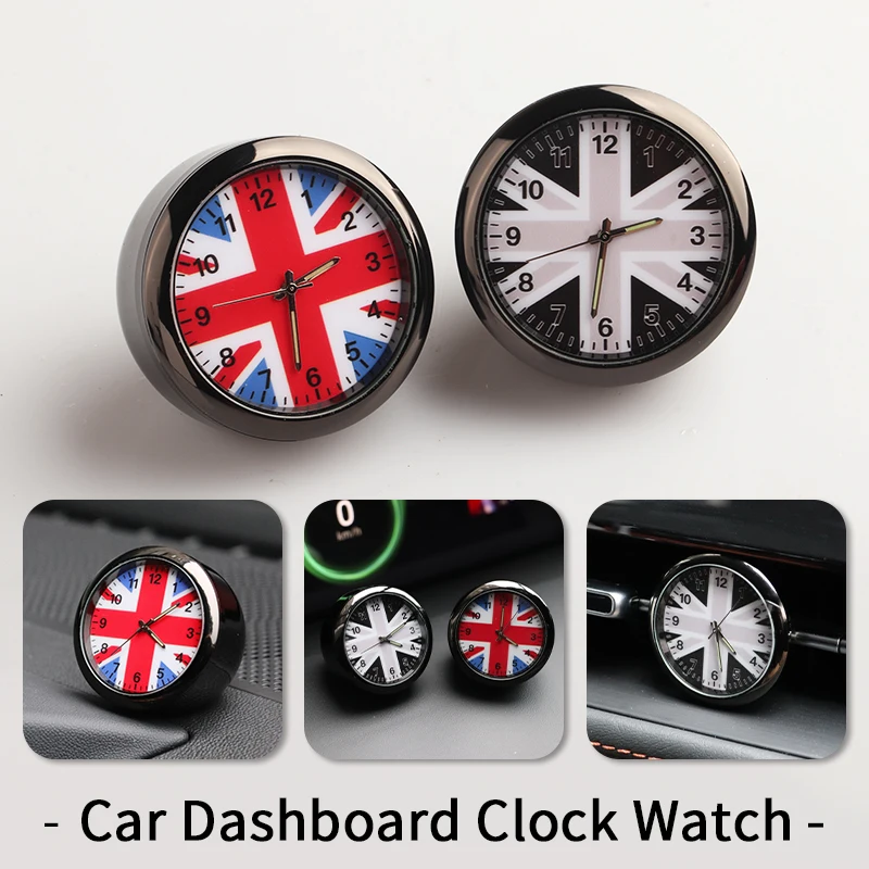 1PC For MINI All Series Car Dashboard Clock Ornaments Watch Car Interior Decorative And Practical Clock For Mini Accessories