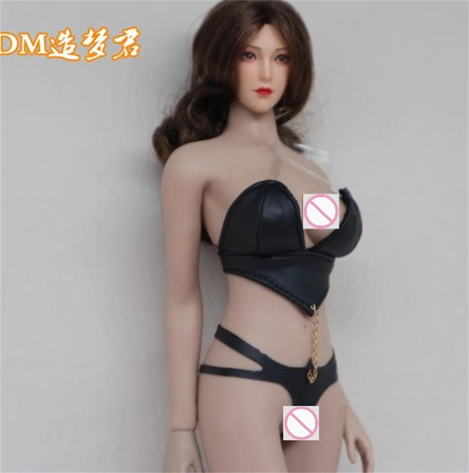 

1/6 Female Black Underwear thong Clothes Bra Toys Model Fit 12'' tblP Women Clothes Model Fit Soldier Action Figure Body Toys