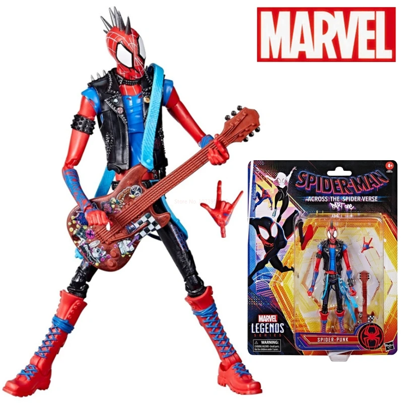 

Original Marvel Legends Series Across The Spider Verse Spider Punk Action Figure 6 Inch Scale Collectible Model Toys In Stock