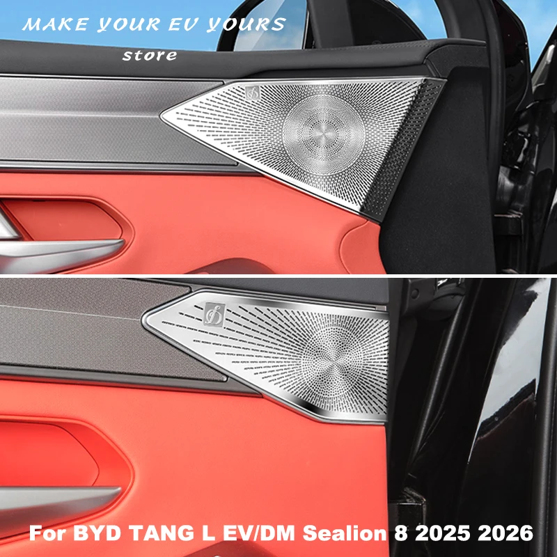 

For BYD TANG L EV/DM Sealion 8 2025 2026 Car Horn Cover Door Horn Protective Cover Interior Accessories