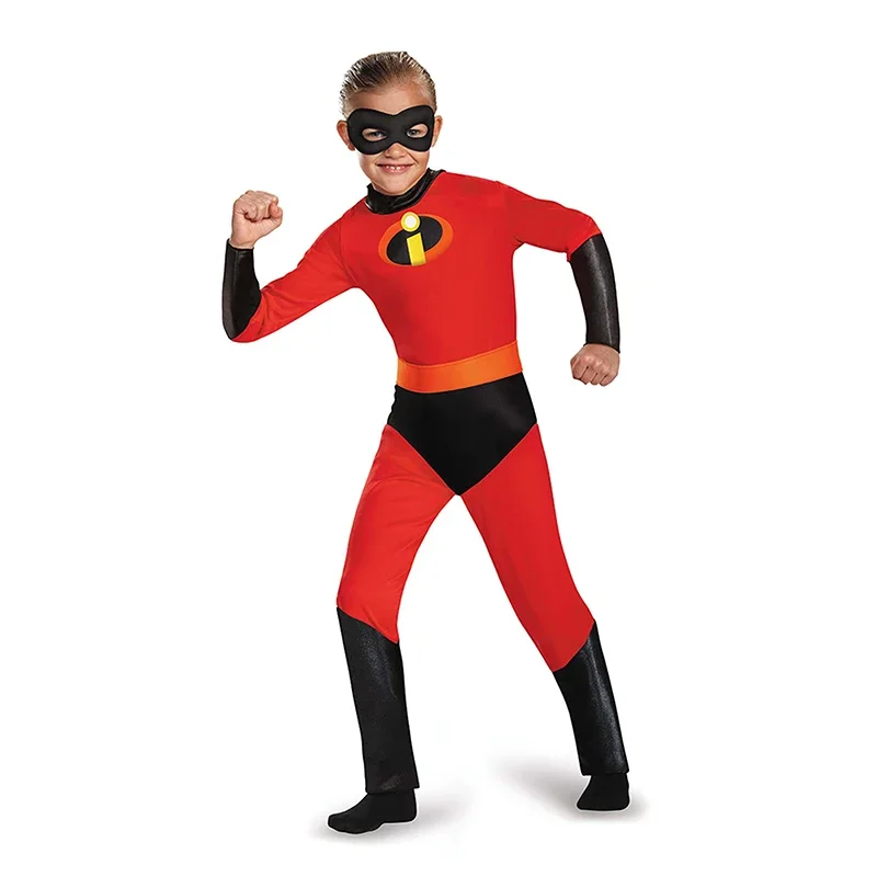 Violet Dash Kids Cosplay Jumpsuit Adult Superhero Family Costume For Halloween Carnival Baby Jack Jack Costume