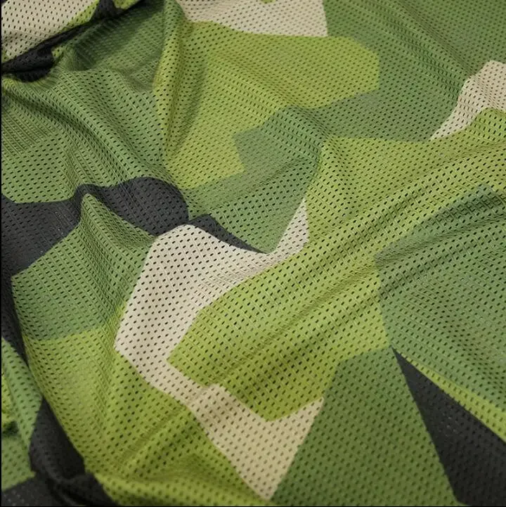 Swedish Geometric Camouflage Fabric Summer Mesh Quick dry For T shirt 200*150cm Outdoor M90