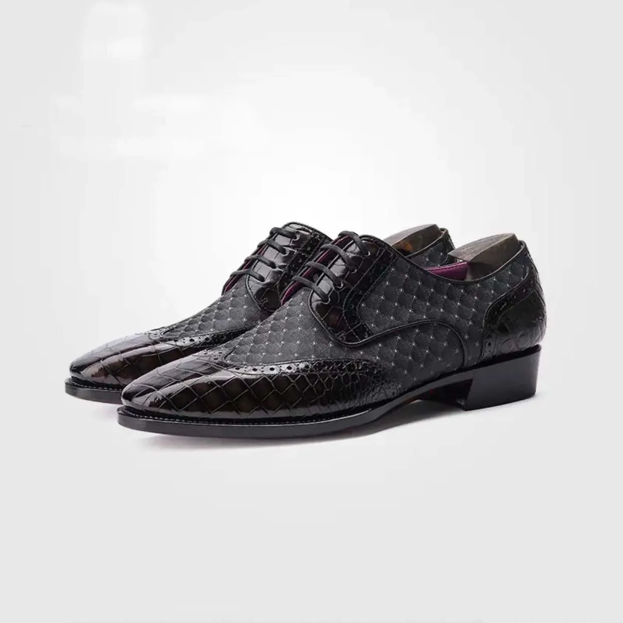 shenzhuansanbao new arrival men dress shoes male formal shoes men crocodile leather shoes