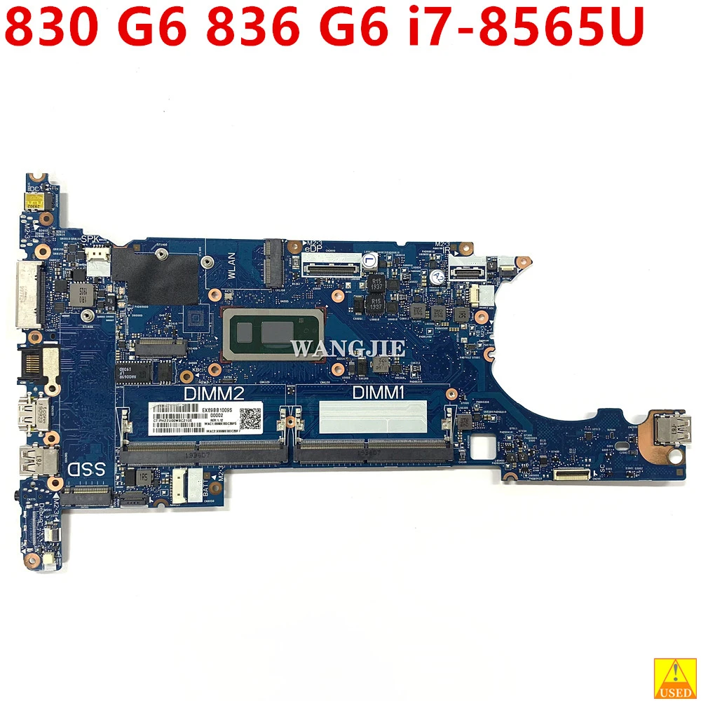 

L60638-001 L60638-601 For HP EliteBook 830 G6 836 G6 Laptop Motherboard 6050A3022401 Mainboard W/ i7-8565U