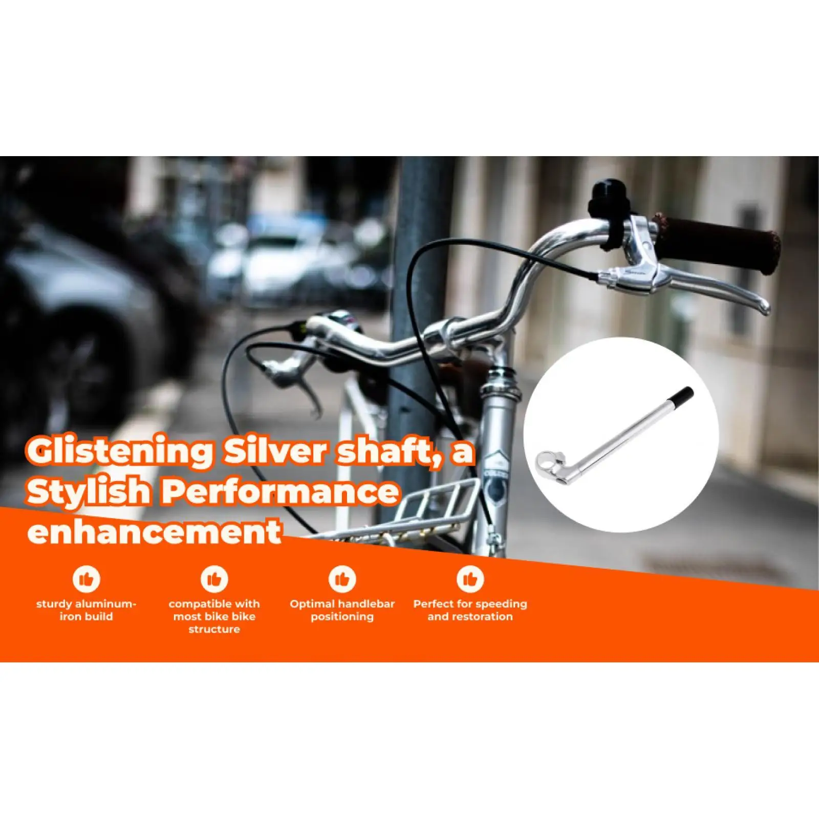 

Адаптер-переходник для руля велосипеда из алюминиевого сплава, для горных и складных велосипедов