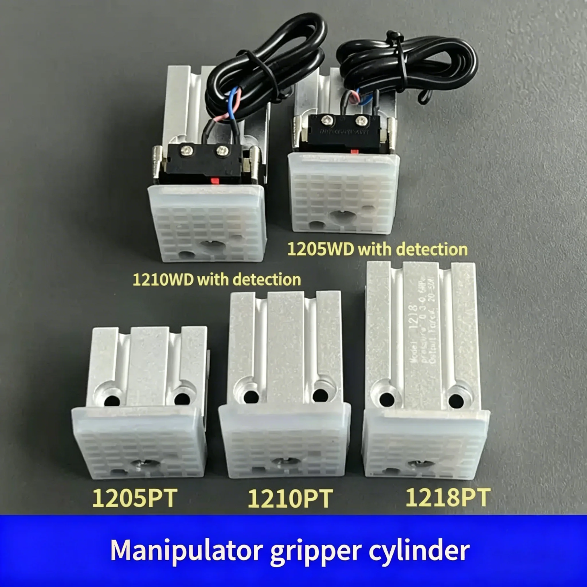Robot clamp holder cylinder 1205PT/1210WD/1218 with clip and magnetic detection small mini