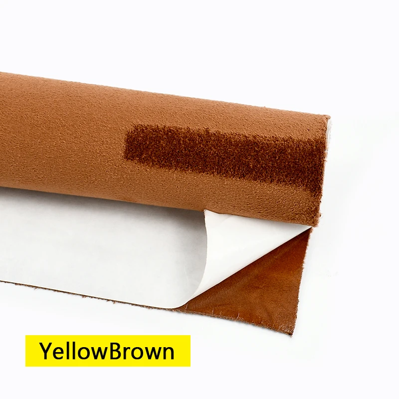 20*30-100*143cm Synthetisches Leder Selbstklebender Stoff Auto-Innenraum Wildleder-Klebstoff Stoffe Tür-Velours Dekorationsstoff DIY Zubehör