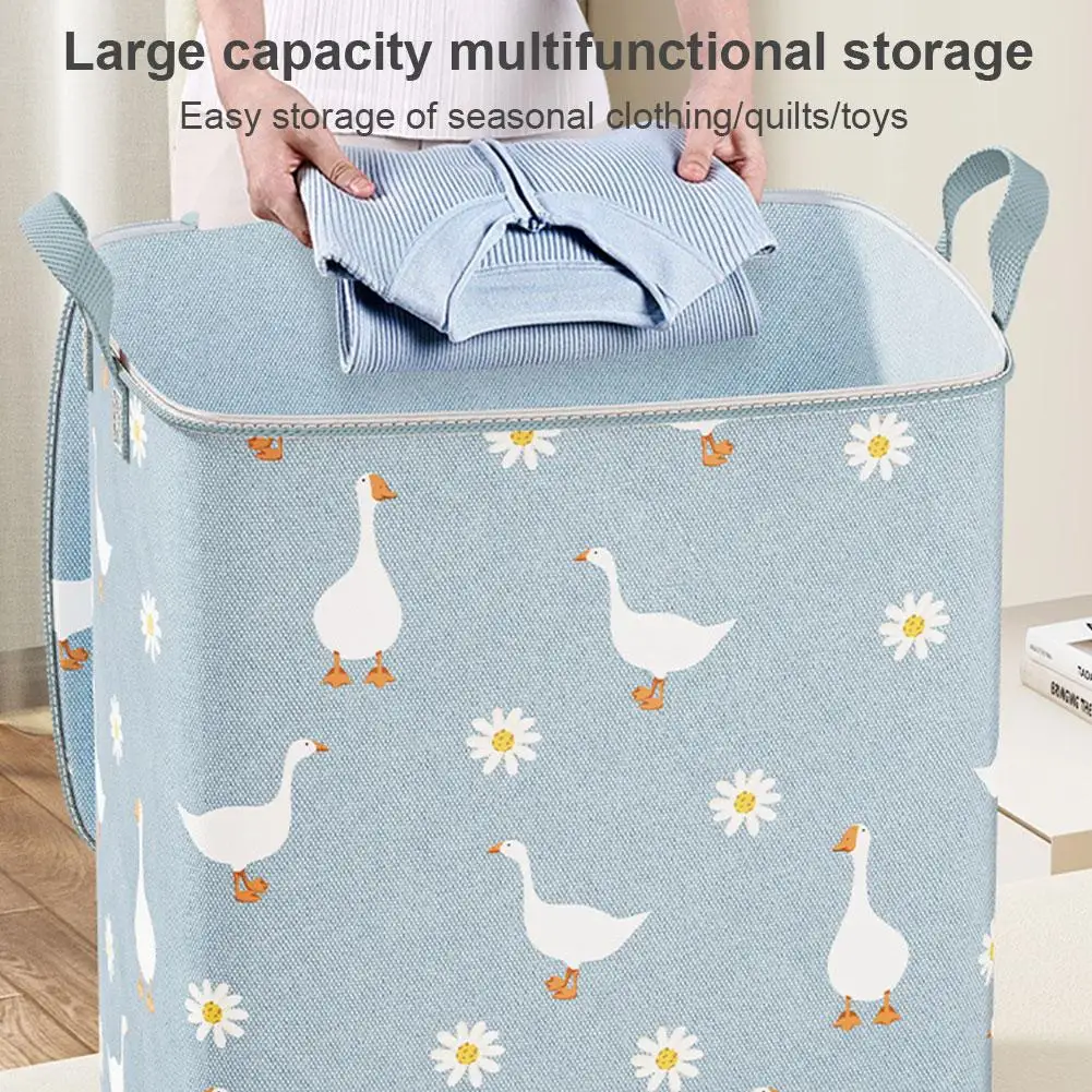 Pouch Storage Bag Organizer Used To Store Clothes Quilt Necessities Bag Material Waterproof High-Capacity Foldable Storage P7S5