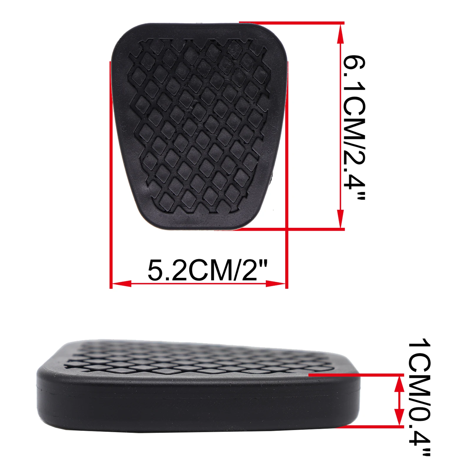 For Honda CR-V CRV RD1-RD3 1997 1998 1999 2000 2001 Car Rubber Brake Clutch Foot Pedal Pad Cover Manual Transmission Accessories