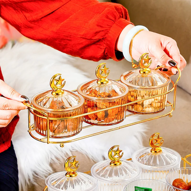 

Легкая роскошная тарелка с фруктами для гостиной, используемая для домашних чайных закусок, на журнальных столиках, для сушеных орехов, конфет