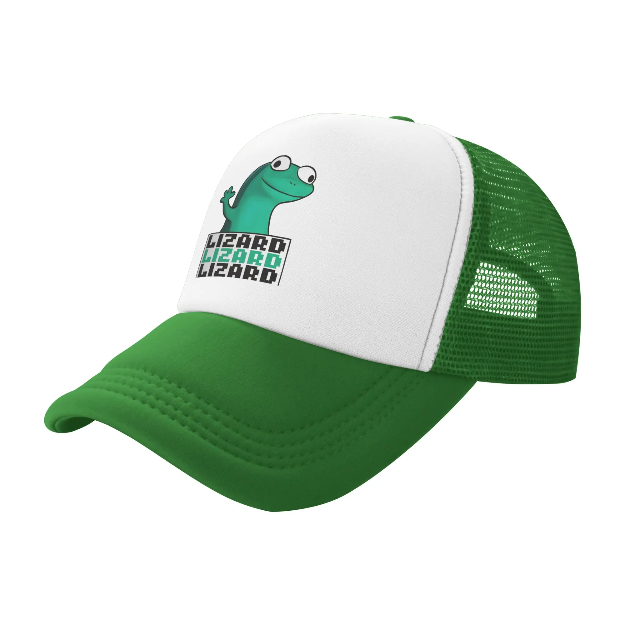 Retro Cartoon Tom Lizard Hoppers  Mesh Baseball Caps Sun Hats  Dad Hat Adjustable Snapback Caps Fishing Hat Summer Trucker Cap