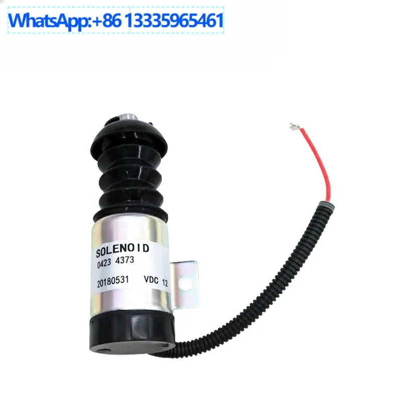 

04234373 Engine parts excavator flameout solenoid valve for Deutz 35DZS1E2 stop valve