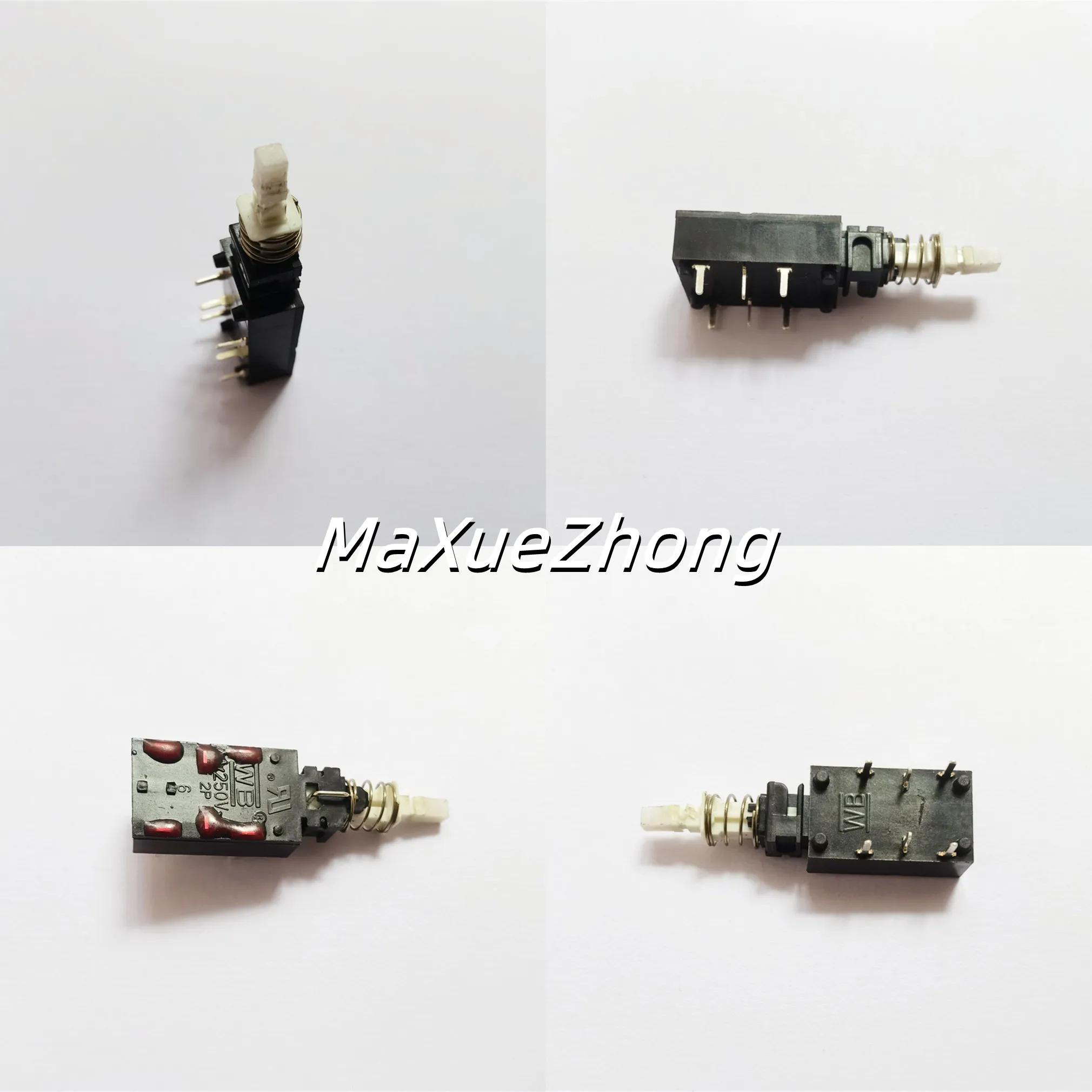 Original new 100% WB 4A/250VAC 6pin 2x3 button switch 6DPT 250V/4A WPPT-S4PL-1