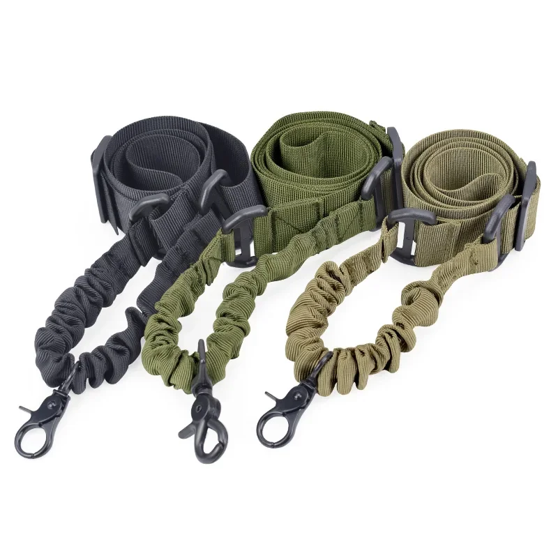 Single Point Gun Sling Schouderriem Riem Verstelbare Outdoor Jacht Accessoires Bungee Rifle Rope