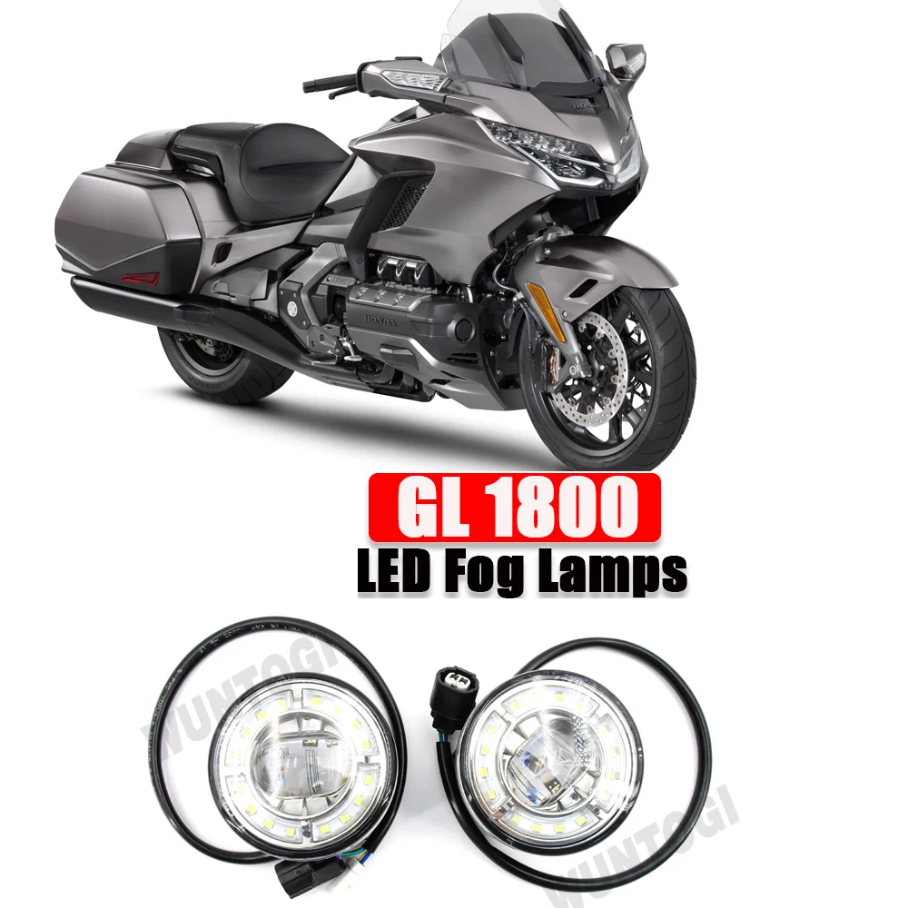 GL1800 LED 2018 2019 2020 2021 For Honda Gold Wing GL 1800 Tour DCT  GL 1800 Accessories  Foglights Kit LED Fog Lamps Strobe