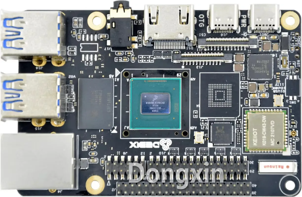 Papan pengembangan DEBIX Model A (2GB) NXP I.MX 8M Plus quad-core Raspberry Pie, semua baru dan asli