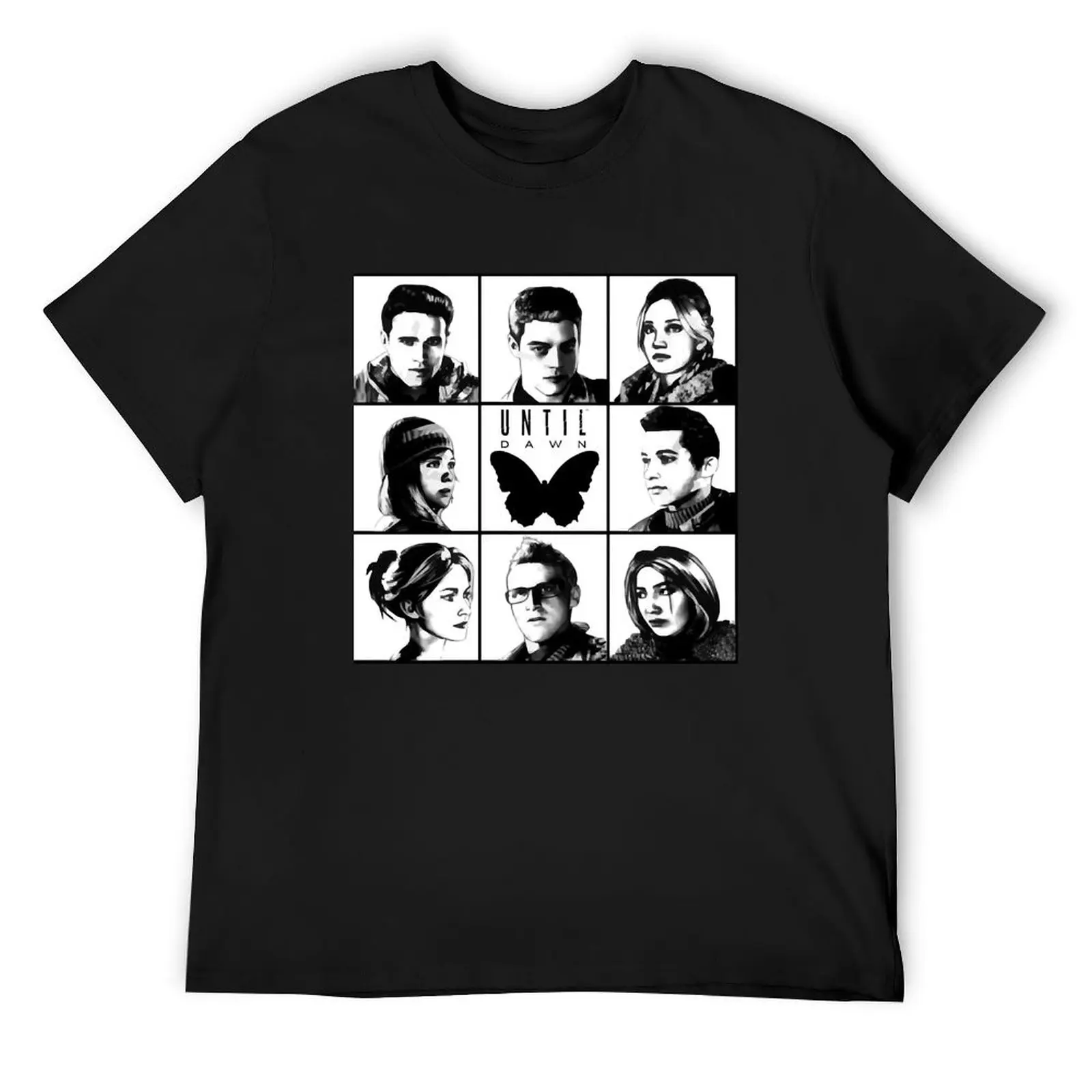 

Until dawn - main characters T-Shirt blue archive Clothing valentines clothes plus size men clothing