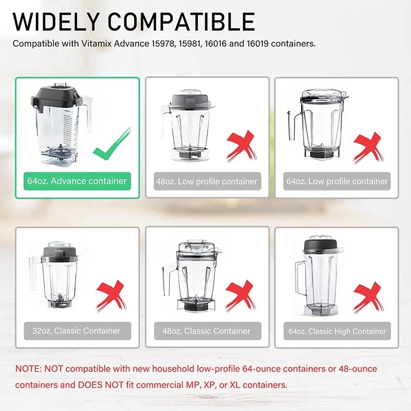 Lame de rechange pour mélangeur, Vitamix 015990 et 15990, 32 oz, 64 oz, beaucoup