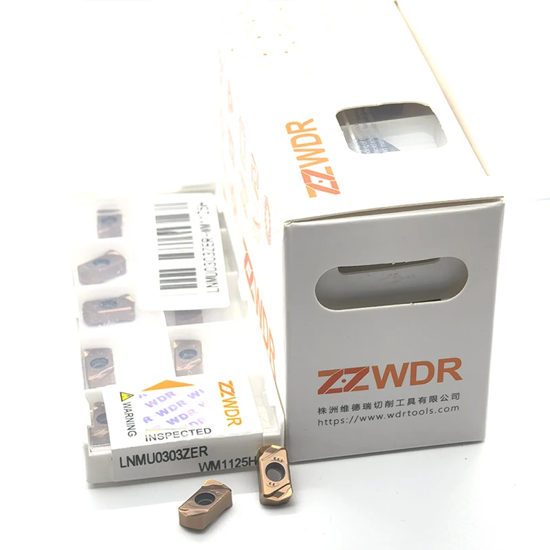 ZZWDR LNMU0303ZER WM1125H Inserti per fresatura ad avanzamento rapido Utensili per tornitura Utensili per tornio con lama da taglio CNC di alta qualità per acciaio inossidabile