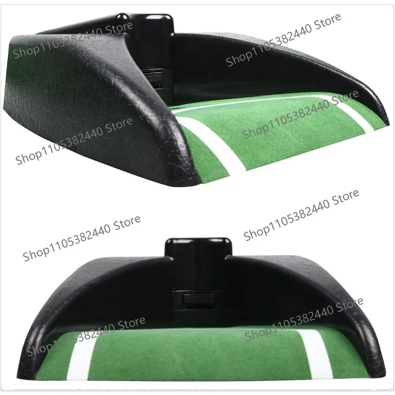 Golf automatic ball return device, putter practitioner home office practice gravity induction, electric ball return device