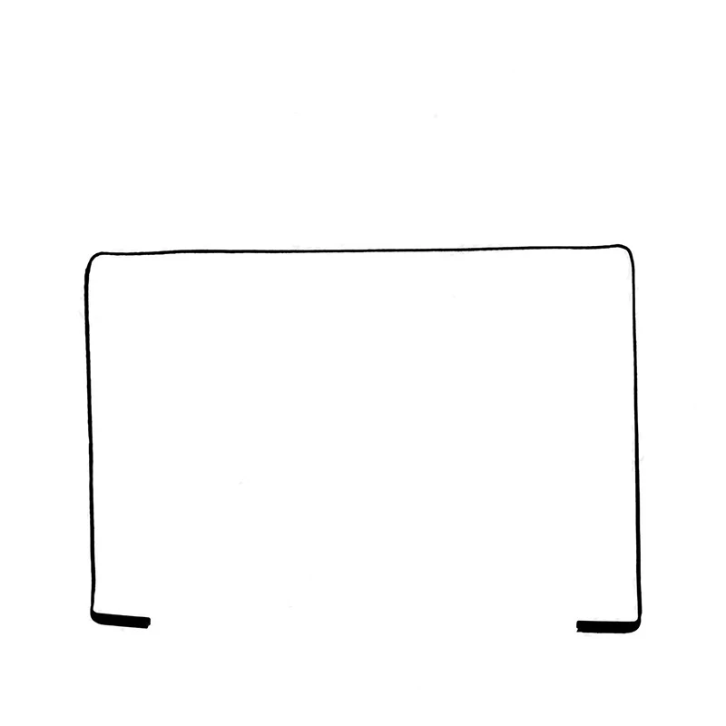 Para MacBook LCD frontal marco circular de goma A2141 para Macbook pro 16"