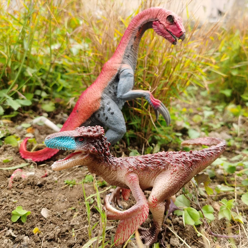 Utahraptor Dinosaur Toy with Moveable Arms Educational Animal Model for Collector, Dinosaur Fanatics, Birthday Gift