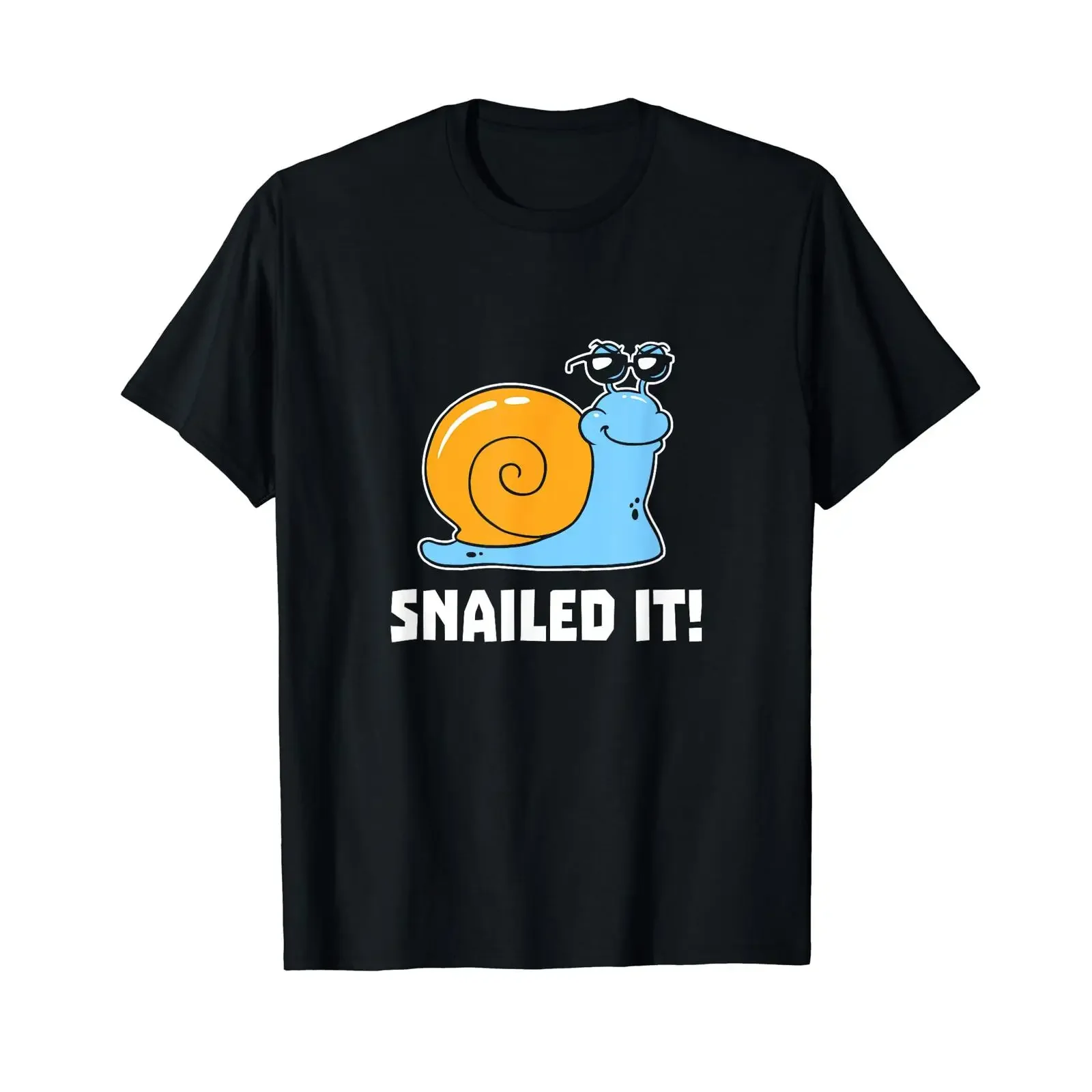 Snailed It T Shirt Snail Nailed Funny Cute vintage Washed Stylish fashion streetwear Breathable Comfortable Stretched Slightly
