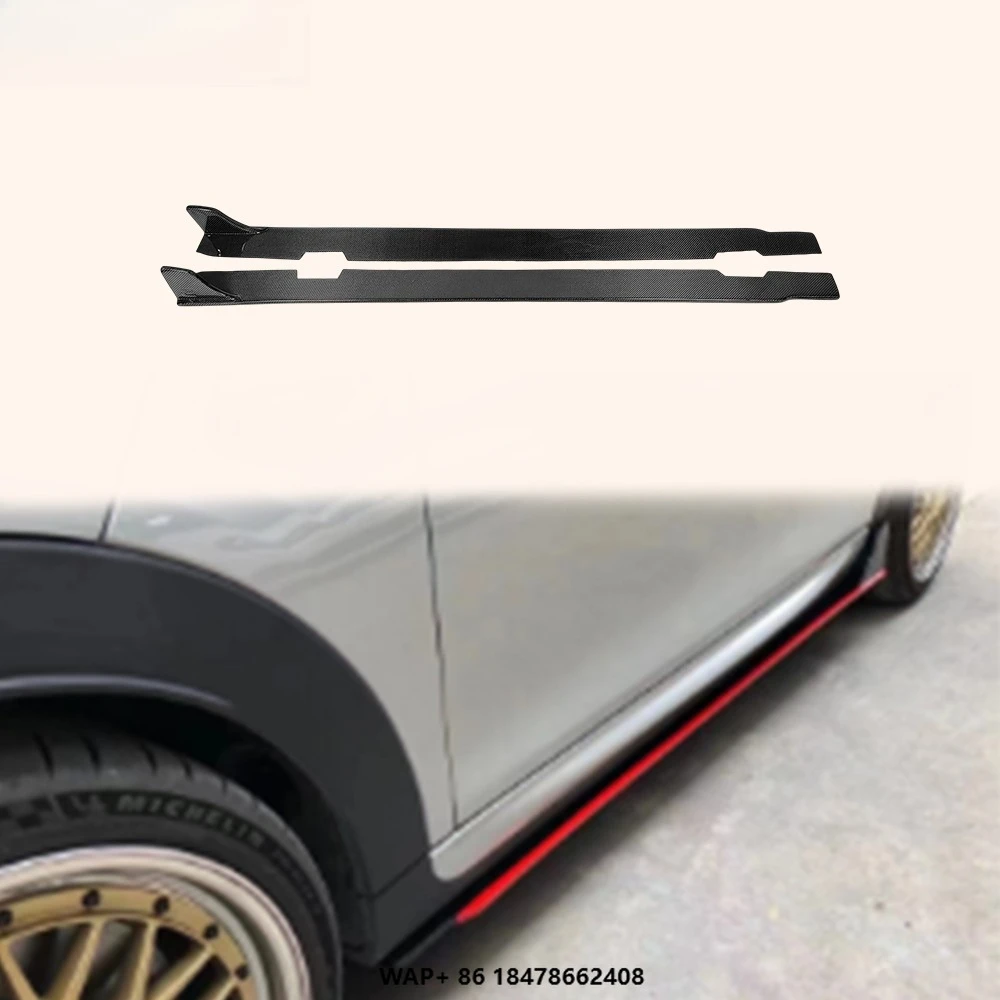

For Mini Cooper F56 Carbon Fiber G Style Body Kits Trim Side Skirt Extensions