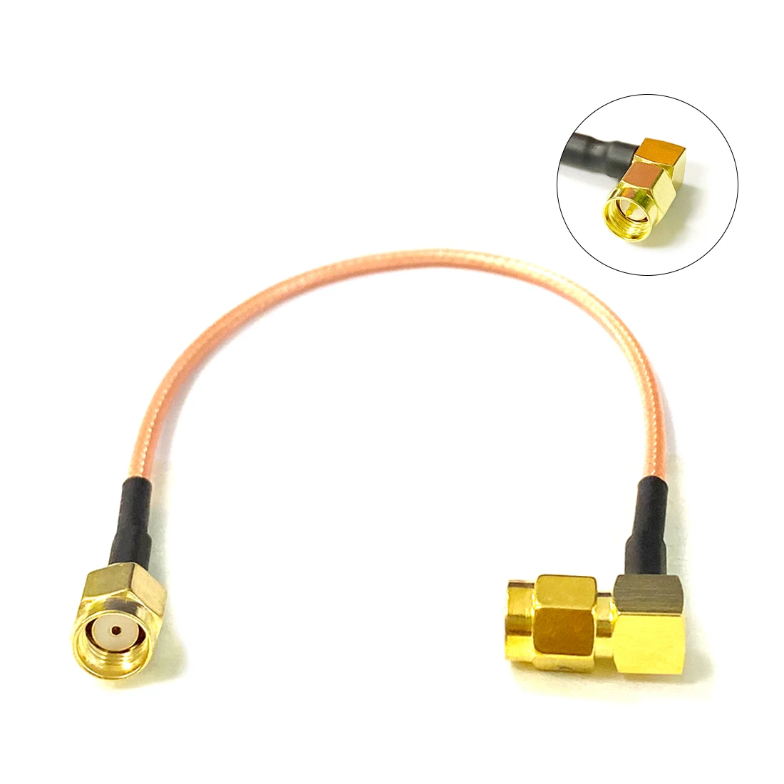 

1PC New Wireless Antenna Cable RP-SMA Plug Switch SMA Male Right Angle Pigtail Adapter RG316 Wholesale 15CM 6"