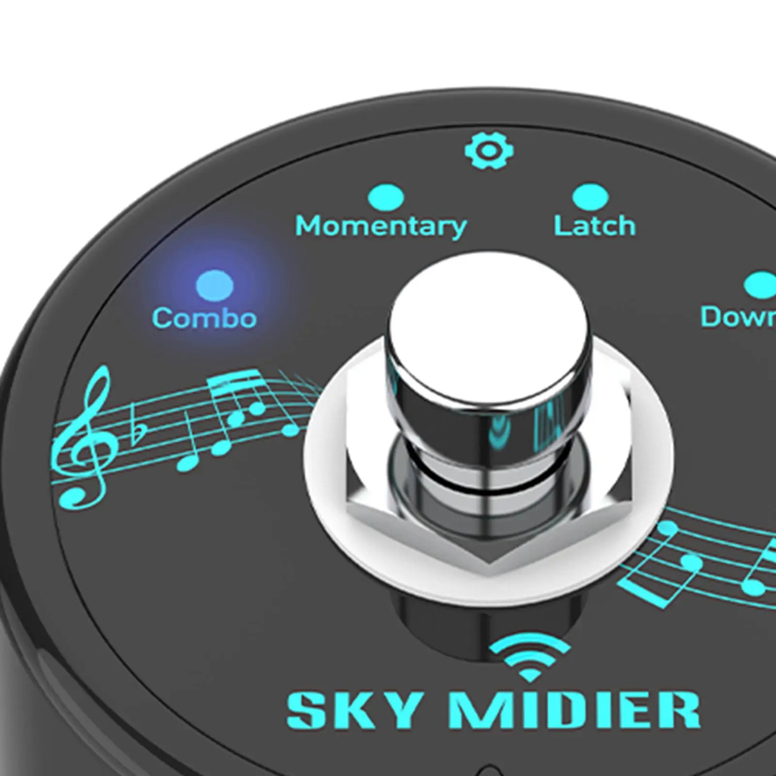 

Wireless MIDI Controller Rechargeable Lightweight MIDI Foot Controller Stage