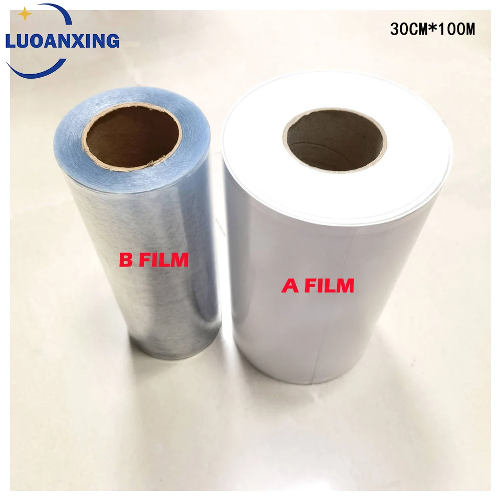 30cm x 100m AB Film Crystal Label Sticker Universal Printing UV DTF Film Roll