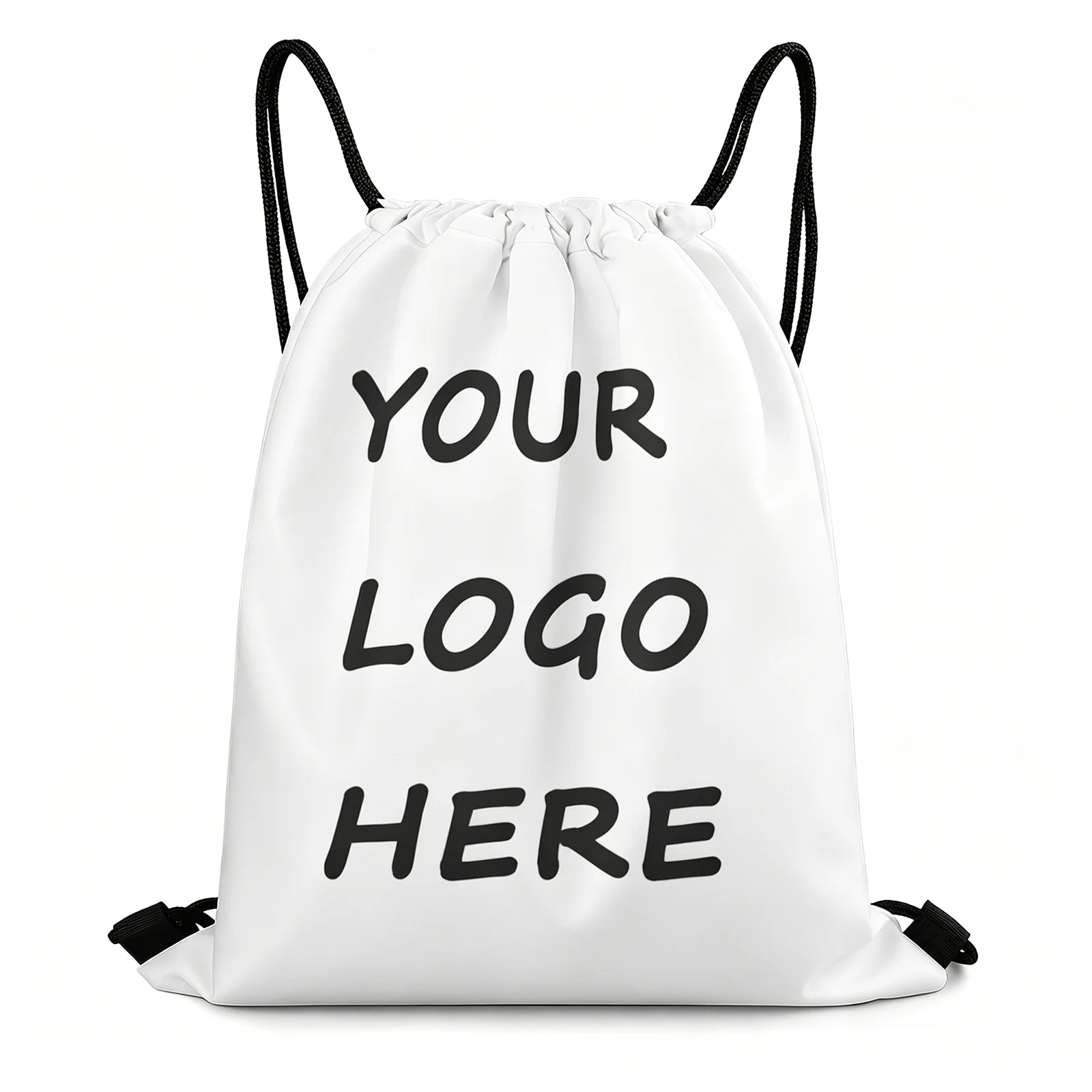 Customize Your Own Drawstring Bag with Double-sided Print Add Your Design Image/logo Backpack for Gift Gyms and Sports Use Pouch