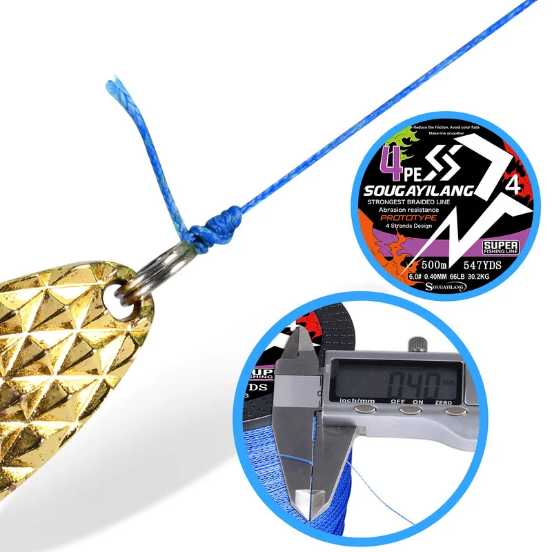 Trenzado Sougayilang X4 – Hilo PE japonés para pesca de carpas - imagen 2