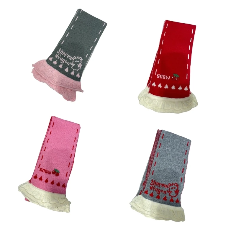 Fashionable Lace Knitted Scarf Multifunctional Scarves Christmas Scarves NEW