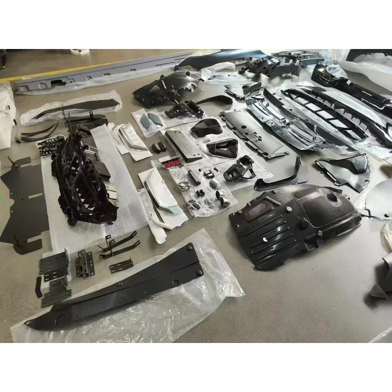 طقم هيكل رائج البيع لـ S X5 (G05 LCI) إلى X5M (F95 LCI) 2024 تجميل مع أغطية مصدات أمامية وخلفية مصدات أمامية