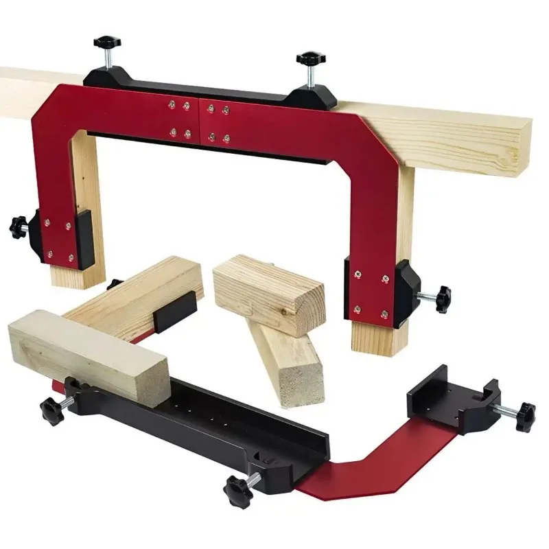 

Aluminum Alloy Frame for Woodworking, Fixed with Wooden Boards, 16-24 inch Column Angle, Woodworking DIY Auxiliary Tool