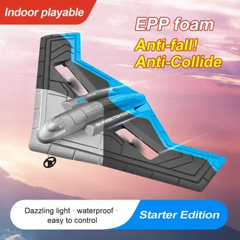 RC remote control airplane Drone 2.4G gravity sensing remote control aircraft glider plane EPP foam boy toys for children gift