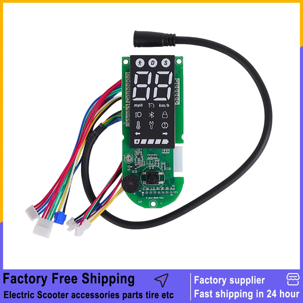 Dashboard Control Mainboard with Digital Display LED Panel Replacement Parts For Xiaomi 4 Pro 2nd Gen Electric Scooter Dashboard