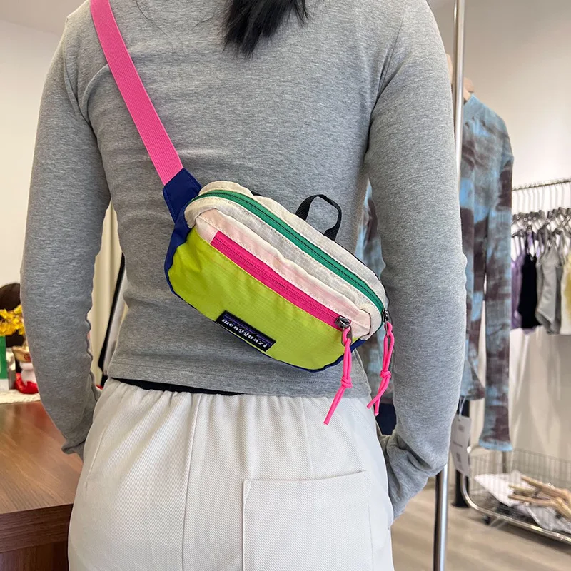 حقائب الخصر الصغيرة للنساء 2026 حقيبة البطن امرأة الكتف Crossbody حقيبة صدر للرجال الورك كيس فتاة حزمة مراوح حزام بوم الحقيبة الموز #1